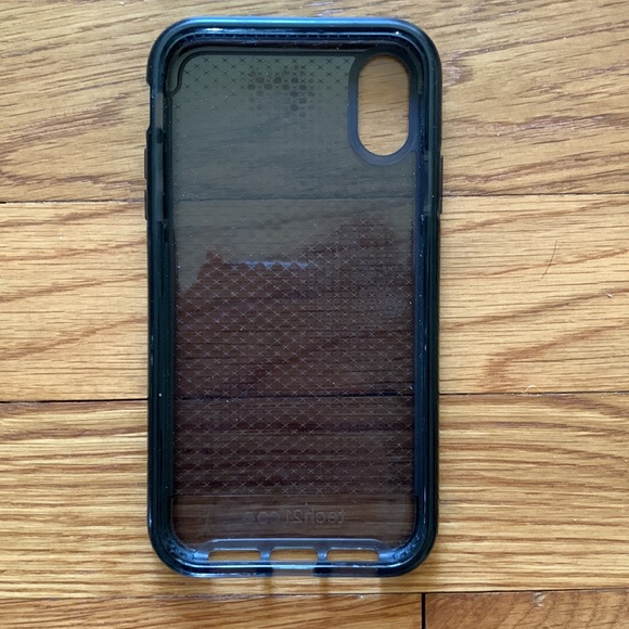 Tech21 Silicone Black Transparent iPhone XR Case - Picture 2 of 7